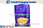 Three Side Sealing food packaging pouches for Potato Chips / snack