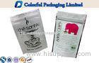 Small Glossy printing Stand Up Tea Packaging Bags with custom printed