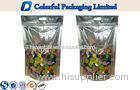 Resealed Aluminum foil Stand Up Pouch with Window / Zipper / Euro Hole