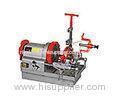 Portable electric pipe threading machine