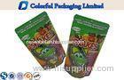 Food Packaging Aluminum Foil Stand Up Pouch with Window / Ziplock / Hanger Hole