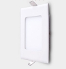 LED Square Panel Light Fixture with super white LEDs 3W 450Lumen