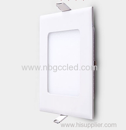 LED Square Panel Light Fixture with super white LEDs 3W 110X90mm