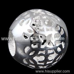 European Style Sterling Silver Arabesque Beads