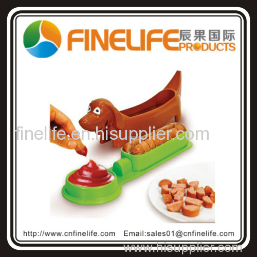 sausage hot dog slicer