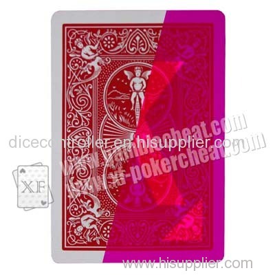 XF USA Bicycle paper makred cards for contact lenses