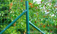 Green PVC Round Fence Post