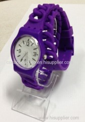 High quality new design fashion silicone watch, Made in China