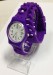 High quality new design fashion silicone watch, Made in China