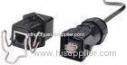IP66 ABS outdoor factory ethernet RJ45 circular connector for bridge tunnels