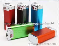 portable power bank with 4400mAh/digits indicators