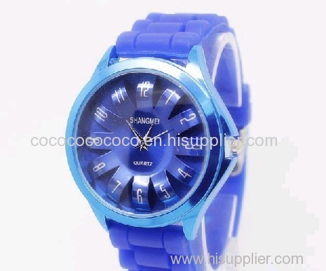 High quality new design fashion silicone watch, Made in China