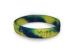 Youth Embossed Silicone Wristband Bracelet Blended Color , 202 x 12 x 2mm