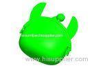 Long Ear Cartoon Bag Funny Silicone Coin Purse Bag Green for Kids