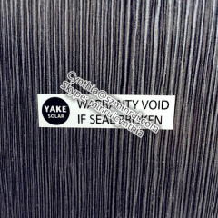 Custom Waterproof PET Adhesive Warranty Void Sticker Label
