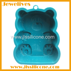 Silicone bear shape cake mold