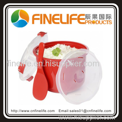 New Design Plastic Microwave Rice Steam Cooker