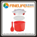 Plastic microwave rice steam cooker