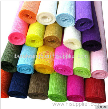 colorful crepe paper with good quality