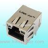 Through Hole RJ45 Modular Jack 1X1 Tab-up 10 / 100 Base Set Top Box Side Entry 6-6605811-1