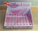 Desk Top C16 Cosmetic Corrugated Promotion Counter Display for Makeup Lips