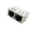 CAT6 EMI RJ45 OCL isolation connectors 10 /100base tx multi port 1x2