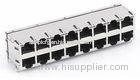 cat 6 shielded Ethernet PCB 10pin 2*8 port metal ez-rj45 connector with EMI