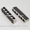 PCB RJ45 magnetics modular connectors 10/100Base-TX Female Multi port