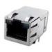 custom 1X1 Gigabit RJ45 Connectors Jack 1000Base-TX Sign port with leds