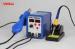 Hot air 2in1 digital soldering station , PCB / IC rework Stations with 3 nozzles