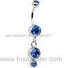 Stainless steel cute belly buttong ring piercing jewelry