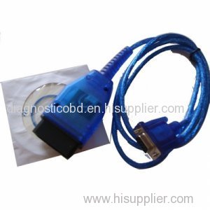 for Volvo Vehicle OBD Diagnostic Cable RS232 to OBD II