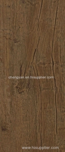 Vinyl flooring with wear layer coating