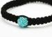 Custom clear shamballa bead bracelet crystal jewelry 3.15 diameter for women