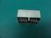 1 x 2 Two Port 100Base-T Shielded RJ45 Connectors With LED Right Angle