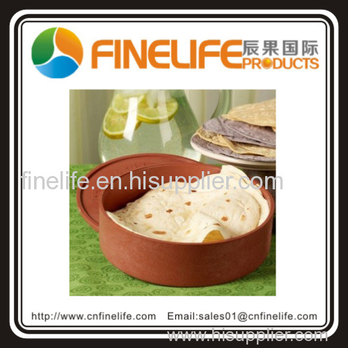 popular desing tortilla warmer with marming stone inside