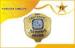 Imitation Hard Enamel Bronze / Copper Military Police Badges With Pin Clutch