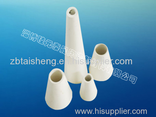 92% alumina cone shape tube for wear resistant