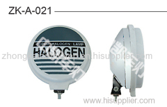 Universal fog lamp with plastic cover