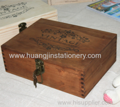 wood box with customize for storage