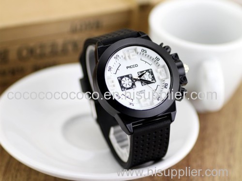 Fashion silicone sports watch Made in China