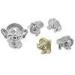 Special design clear engraved cartoon silver charm accessories with factory price