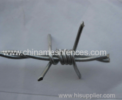 bright hot dipped galvanized/electro galvanized stranded barbed wire