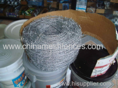 bright hot dipped galvanized/electro galvanized stranded barbed wire