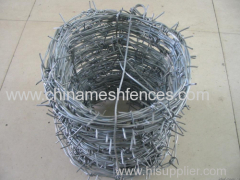 bright hot dipped galvanized/electro galvanized stranded barbed wire