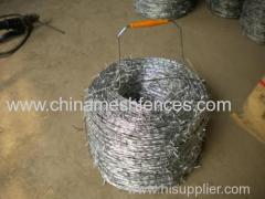 bright hot dipped galvanized/electro galvanized stranded barbed wire