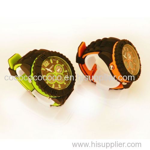 Colorful silicone fashion watch Made in China