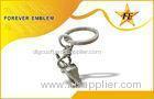 Stainless Iron , Aluminum 3D metal Promotional Keychains With Antique Plating Finish