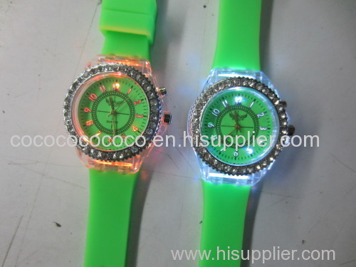 Colorful children glow watch Made in China