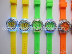 Colorful children glow watch Made in China